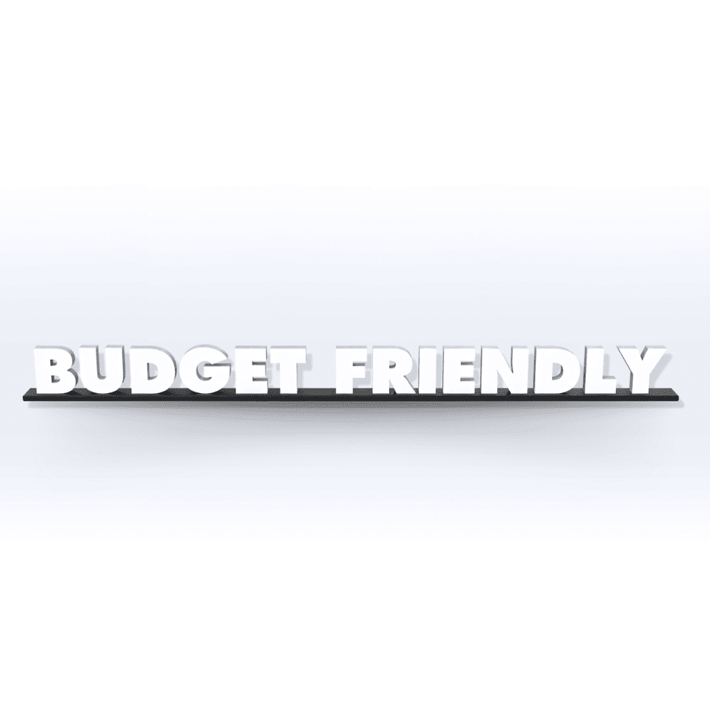 Acrylic Budget Friendly Pedestal Sign - SeattleDesignLab