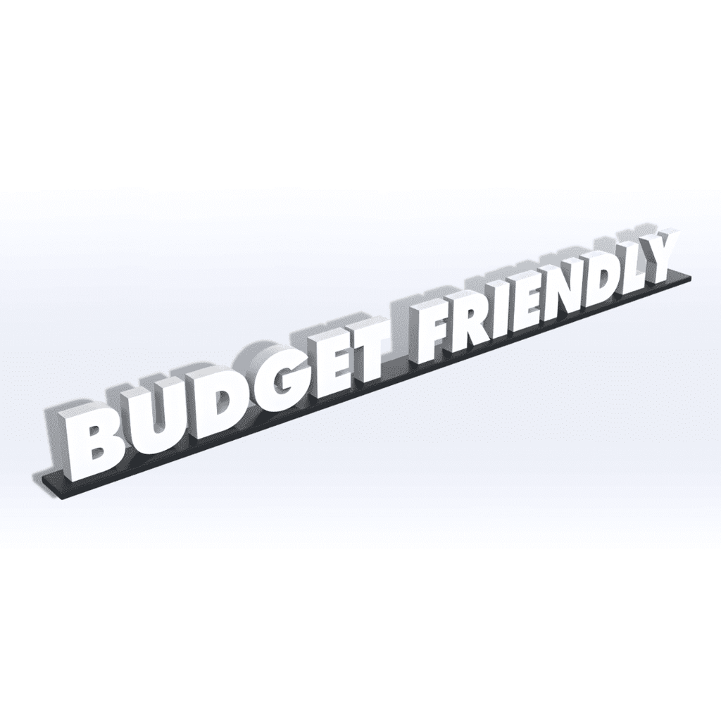 Acrylic Budget Friendly Pedestal Sign - SeattleDesignLab