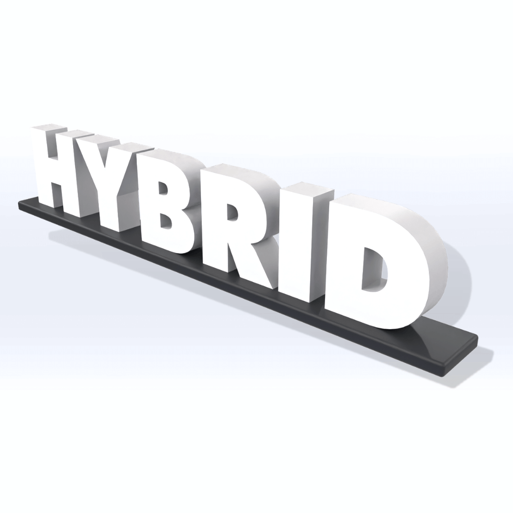 SIGN | Acrylic Hybrid Pedestal Sign - SeattleDesignLab