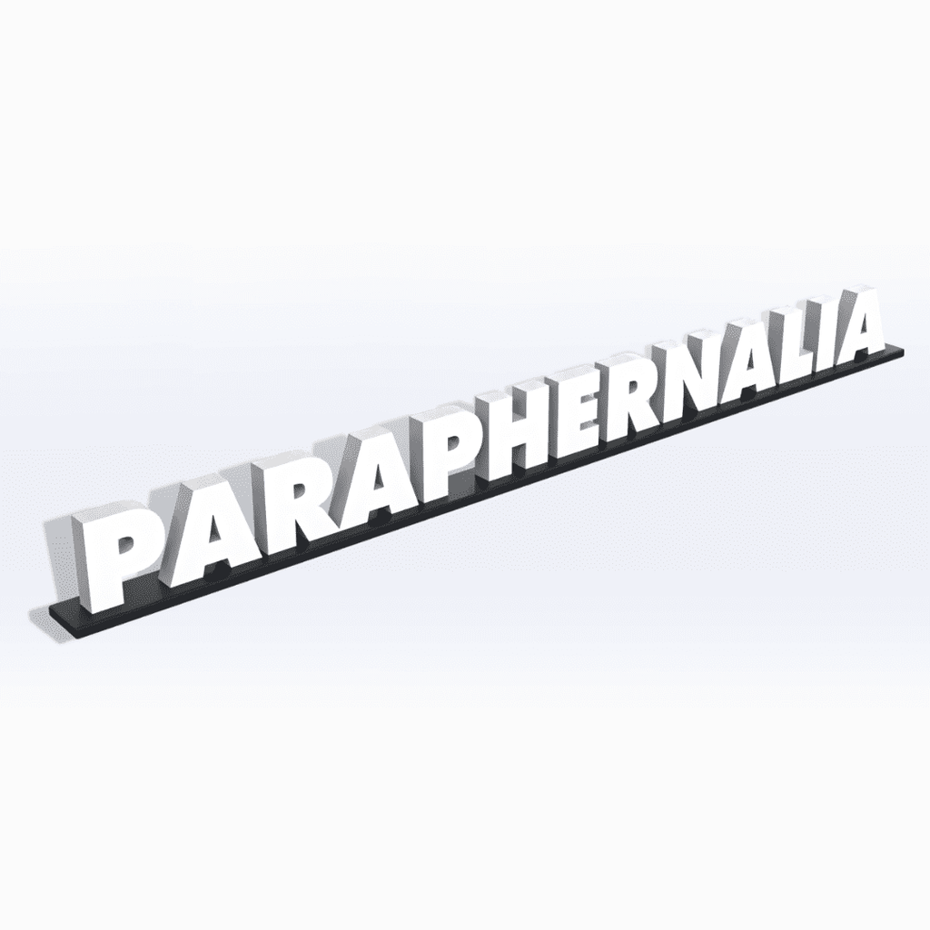 Acrylic Paraphernalia Pedestal Sign - SeattleDesignLab