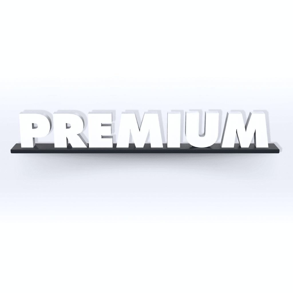 SIGN | Acrylic Premium Pedestal Sign - SeattleDesignLab