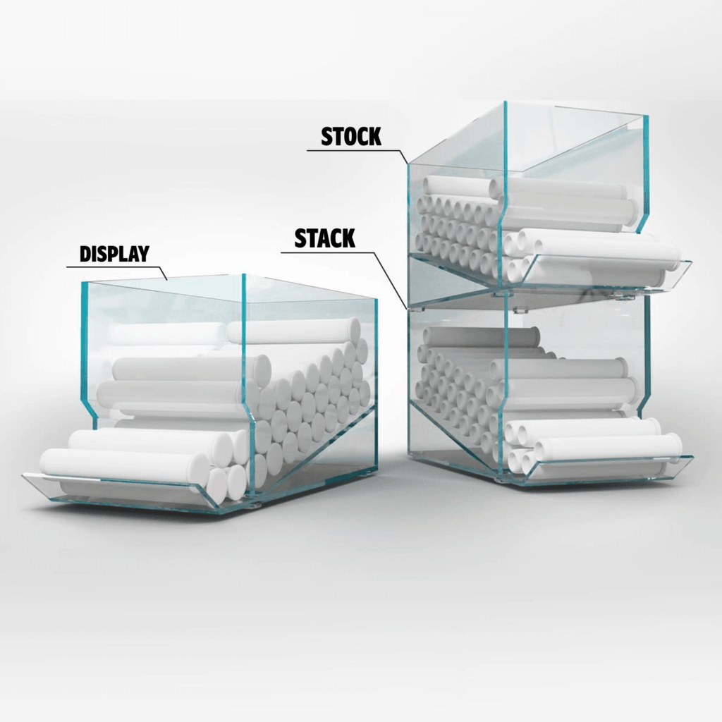 ACRYLIC PRE-ROLL DISPLAY (STACKABLE) - SeattleDesignLab